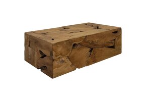 Teakhouten Salontafel 90x50x30 cm (55% Korting)