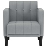 vidaXL Fauteuil Lichtgrijs - 57% Korting