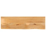 Massief Mangohouten Tafelblad met Natuurlijke Rand 110x40cm - 41% Korting