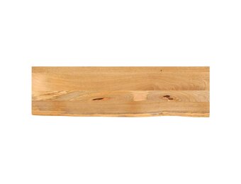 Massief Mangohouten Tafelblad met Natuurlijke Rand 110x40cm - 41% Korting