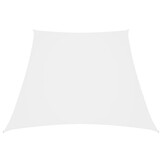 Zonnezeil trapezium 2/4x3m Wit - 32% Korting!