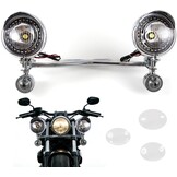 Motorfiets Extra Koplampen Chroom (2 stuks) - 29% Korting