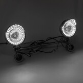 Motorfiets Extra Koplampen Chroom (2 stuks) - 29% Korting