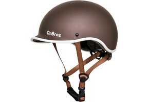Retro Fietshelm Volwassenen L Koffiebruin - 33% Korting