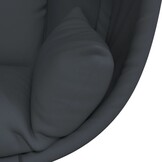 Antraciet Hangstoel met Standaard & Stalen Frame - 35% Korting