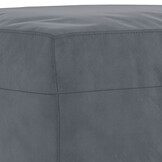 Voetenbank Donkergrijs Kunstleer 60x50x41 cm - 34% Korting