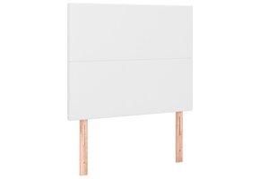 Set van 2 Hoofdborden Kunstleer Wit - 80x5x78/88cm - 51% Korting
