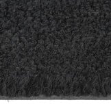 Halfronde deurmat kokosvezel 50x80 cm zwart - 33% korting
