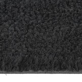Halfronde Deurmat Kokosvezel Zwart 50x80cm - 59% Korting