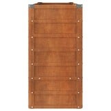 Verhoogde plantenbak van cortenstaal (160x40x77cm) - 34% Korting