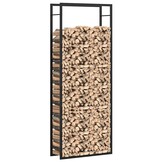 VidaXL Haardhoutrek Staal Matzwart 80x28x222 cm (34% Korting)