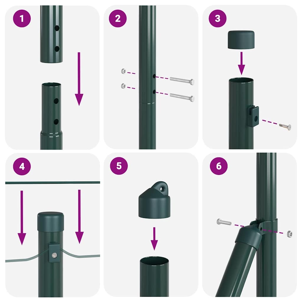 Hekpalen Groen (13 Stuks) - 61% Korting!