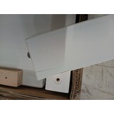 Halbank Massief Grenenhout Wit - 80x40x60 cm - 72% Korting!