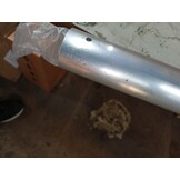 Uittrekbare Luifel 250x150 cm Blauw/Wit - 53% Korting!