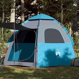 VidaXL Kampeertent 4-Persoons Blauw - 34% Korting!