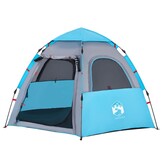 VidaXL Kampeertent 4-Persoons Blauw - 34% Korting!