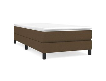 Donkerbruin Bedframe Stof 100x200cm - 60% Korting
