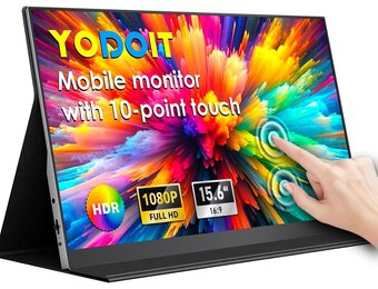 Draagbare 15.6" FHD Touchscreen Monitor met 30% Korting