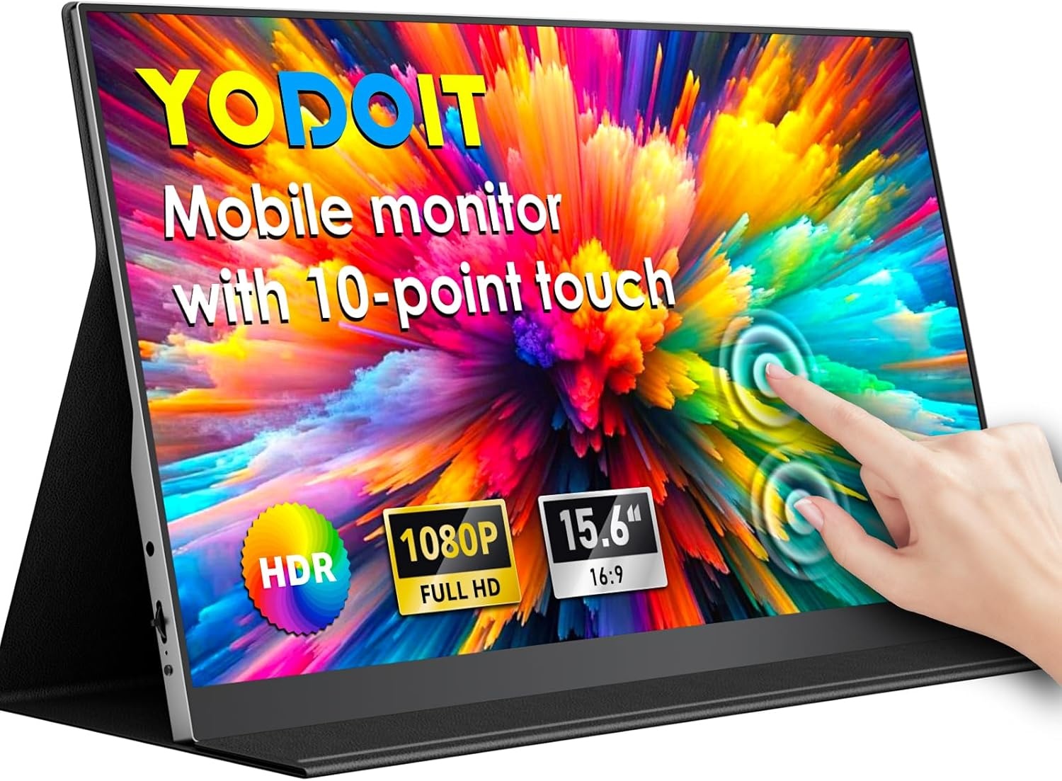 Draagbare 15.6" FHD Touchscreen Monitor met 30% Korting