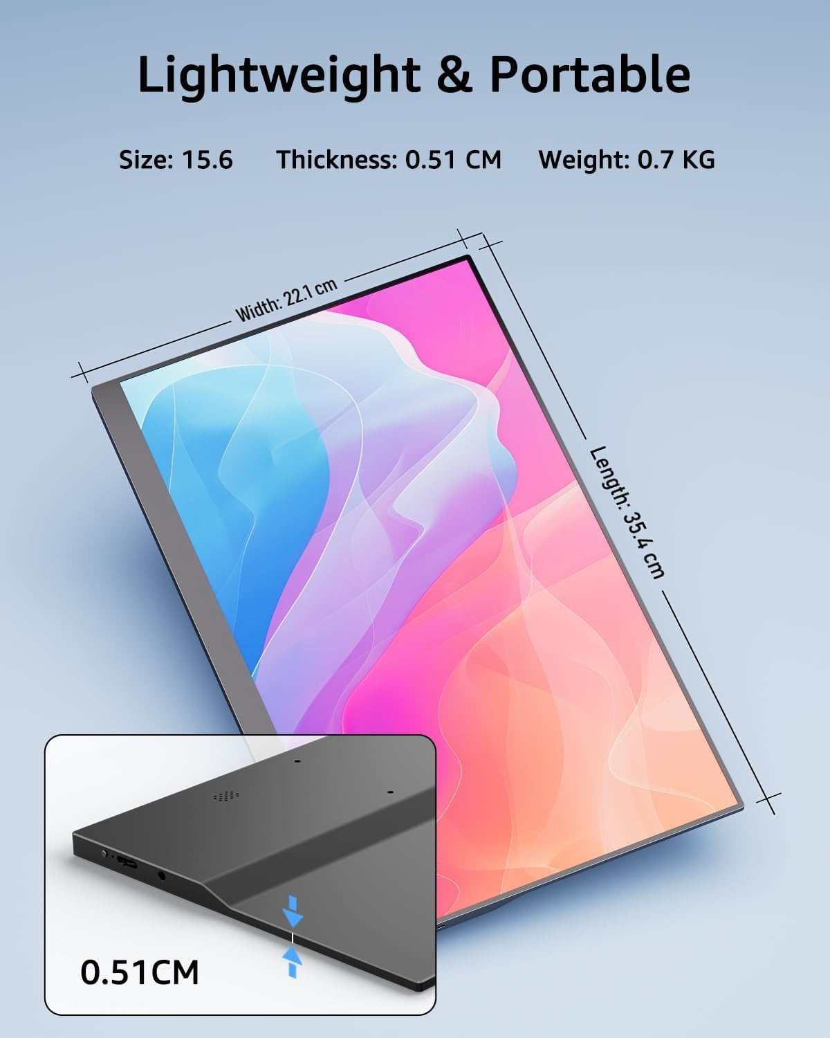 Draagbare 15.6" FHD Touchscreen Monitor met 30% Korting