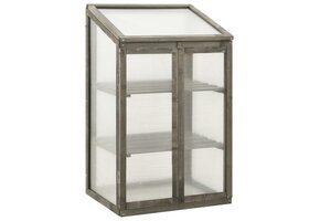 vidaXL Broeikas 60x45x100 cm Vurenhout - 59% Korting!