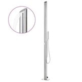 vidaXL Buitendouche 220cm RVS - 35% Korting!