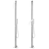 vidaXL Buitendouche 220cm RVS - 35% Korting!