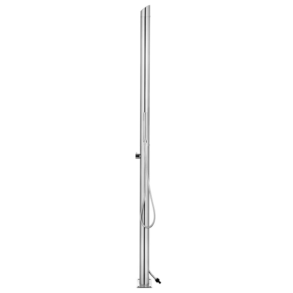 vidaXL Buitendouche 220cm RVS - 35% Korting!