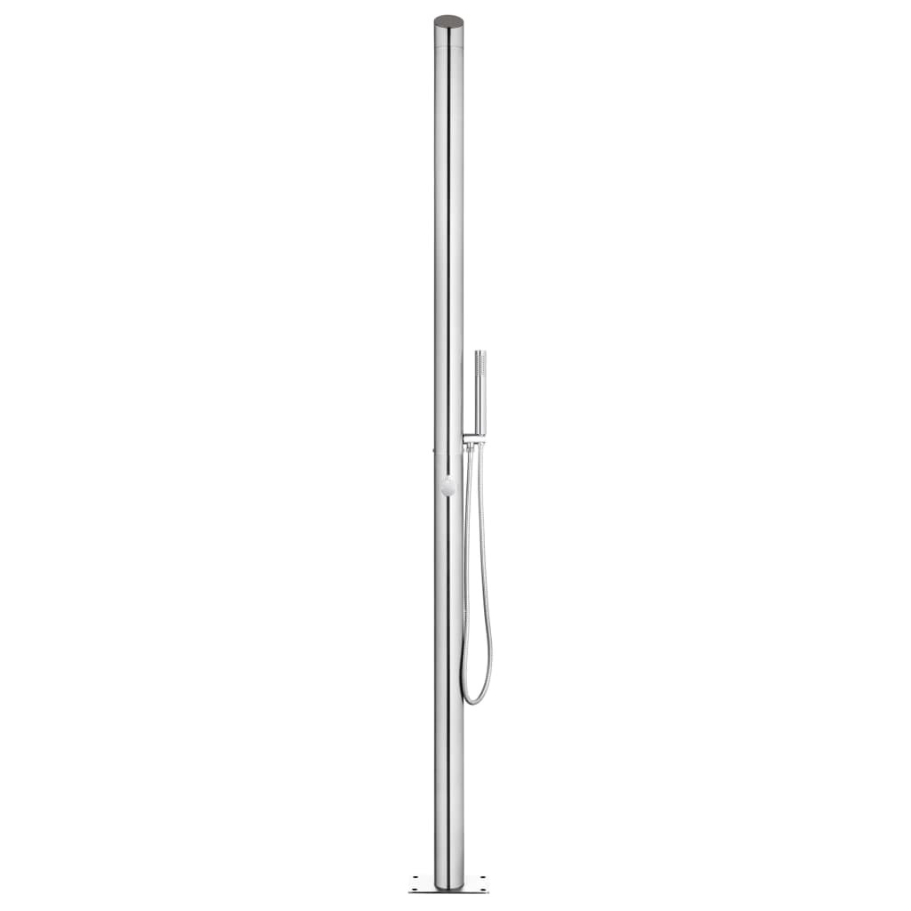vidaXL Buitendouche 220cm RVS - 35% Korting!