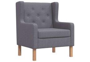 Grijze Stoffen Fauteuil - 57% Korting!