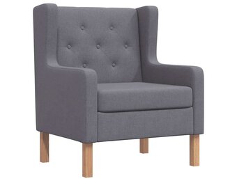 Grijze Stoffen Fauteuil - 35% Korting