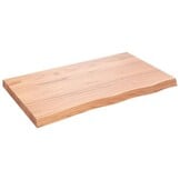 Houten Wastafelblad Massief Eikenhout 100x60cm - 34% Korting