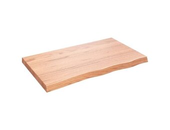 Houten Wastafelblad Massief Eikenhout 100x60cm - 34% Korting