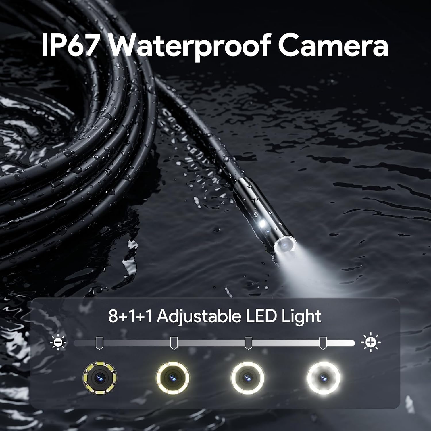 DEPSTECH Triple Lens Inspectie Camera - 34% Korting