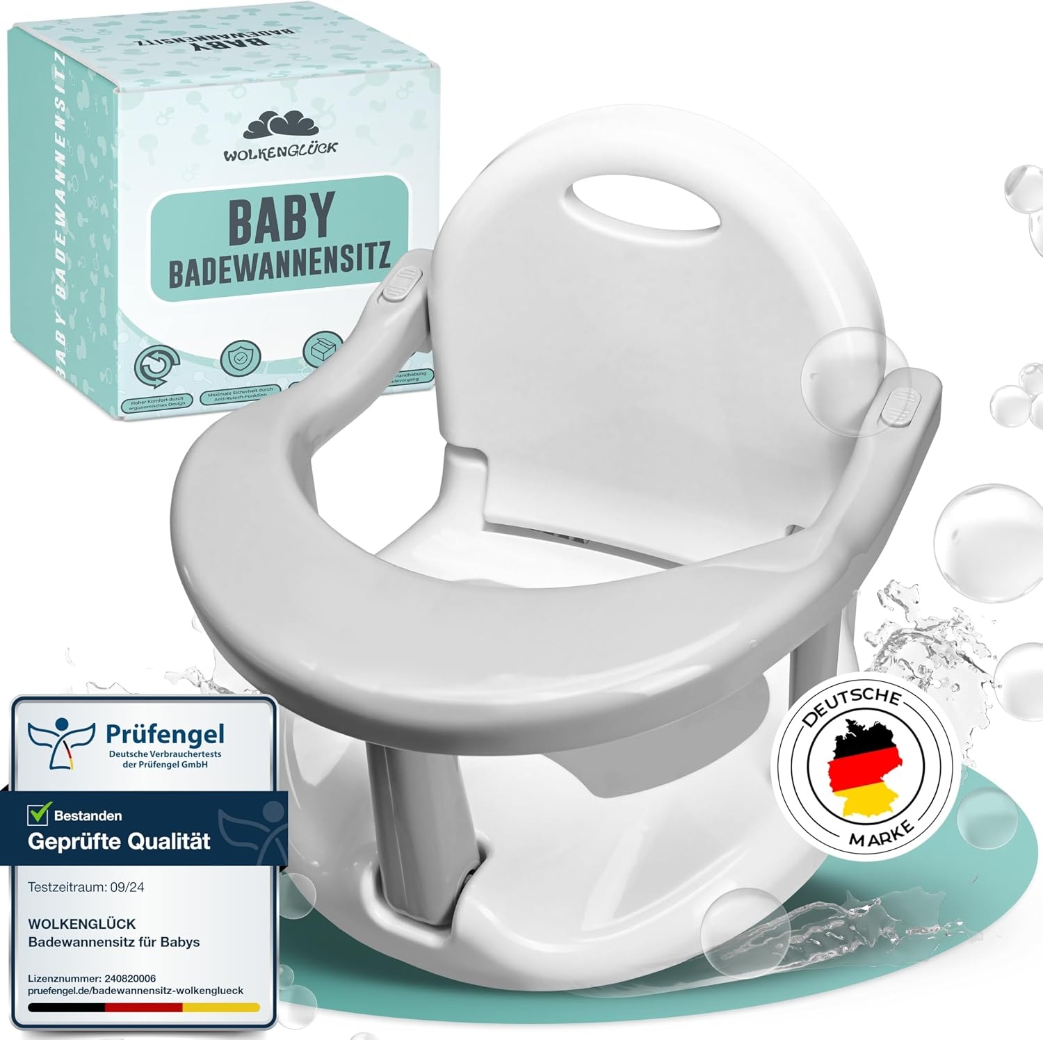 Baby Badzitje (6-18m) - Ergonomisch & Antislip - 59% Korting