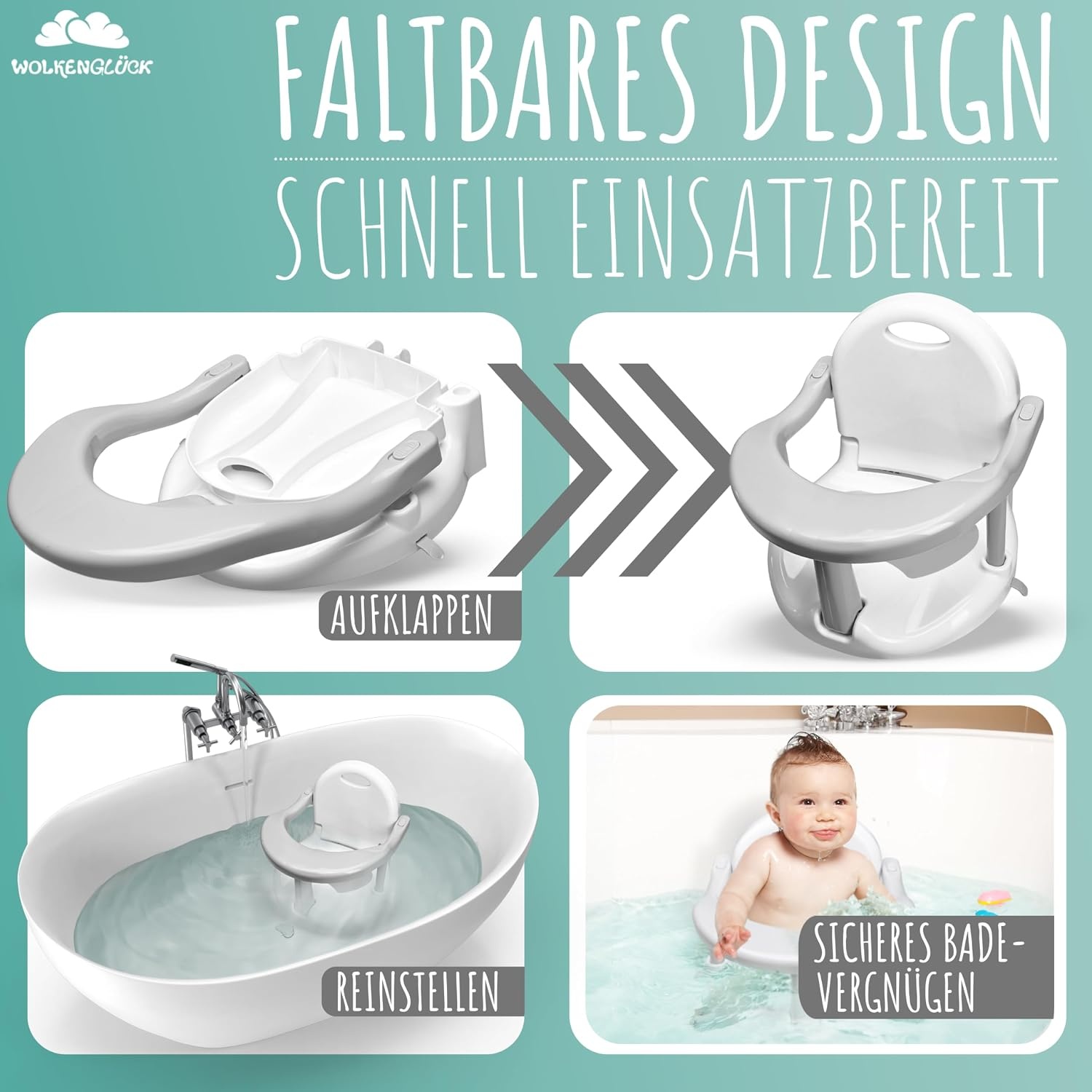 Baby Badzitje (6-18m) - Ergonomisch & Antislip - 59% Korting