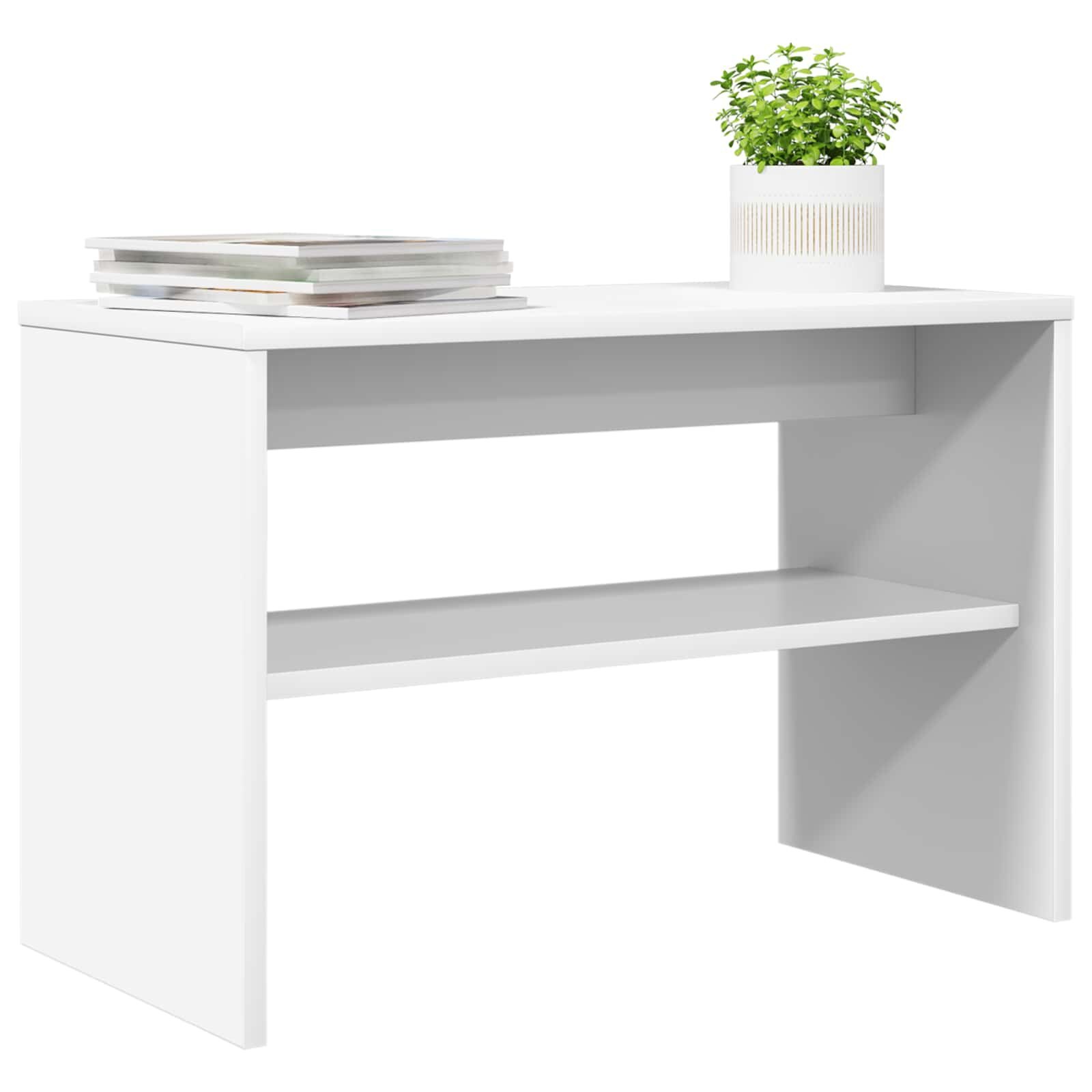 Moderne TV-kast Wit 60x30x40 cm Bewerkt Hout - 69% Korting