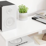 Moderne TV-kast Wit 60x30x40 cm Bewerkt Hout - 69% Korting