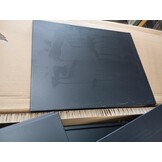Plantenbak Staal 100x100x40 cm Zwart - 59% Korting!