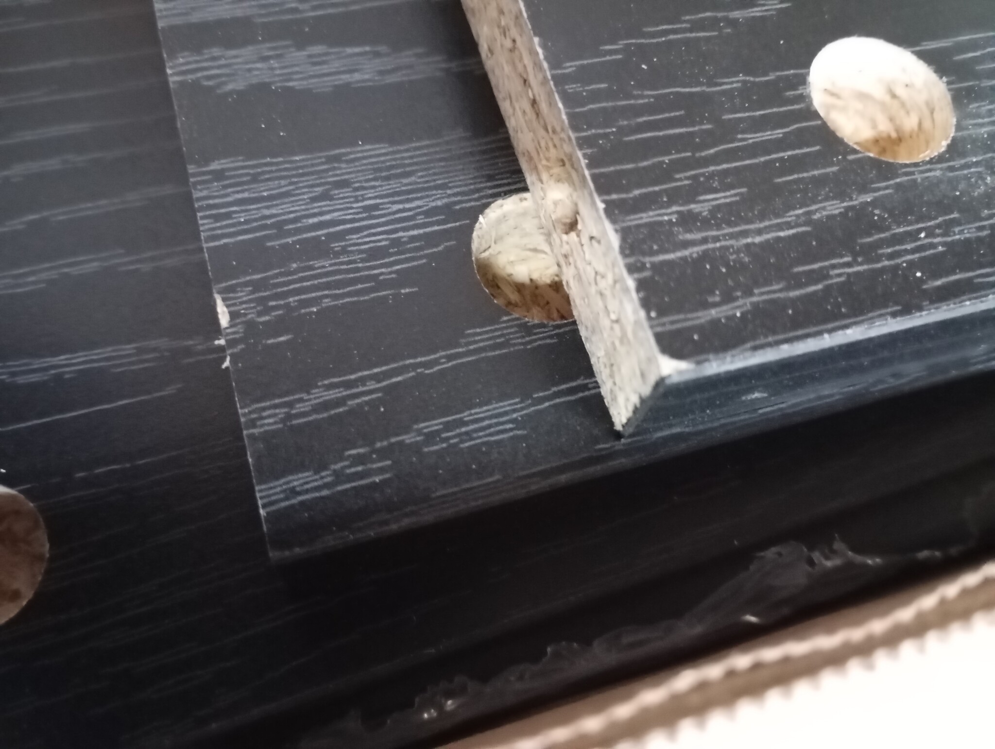 Boekenkast bewerkt hout - Zwart eiken - 40x24x77 cm - 52% korting!