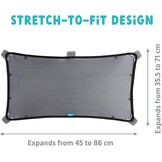 Magnetisch Auto-Zonnescherm Grijs - 27% Korting