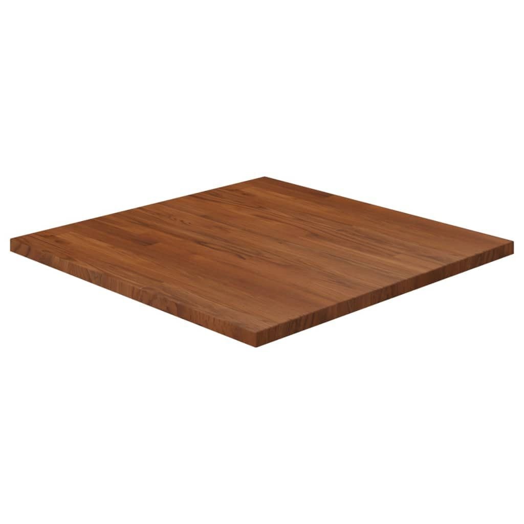 Tafelblad Eiken Donkerbruin 70x70cm - 54% Korting!