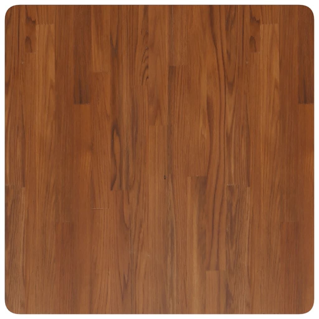 Tafelblad Eiken Donkerbruin 70x70cm - 54% Korting!