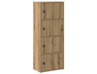 vidaXL Boekenkast Bewerkt Hout 40x24x102 cm Artisanaal Eiken - 34% Korting!