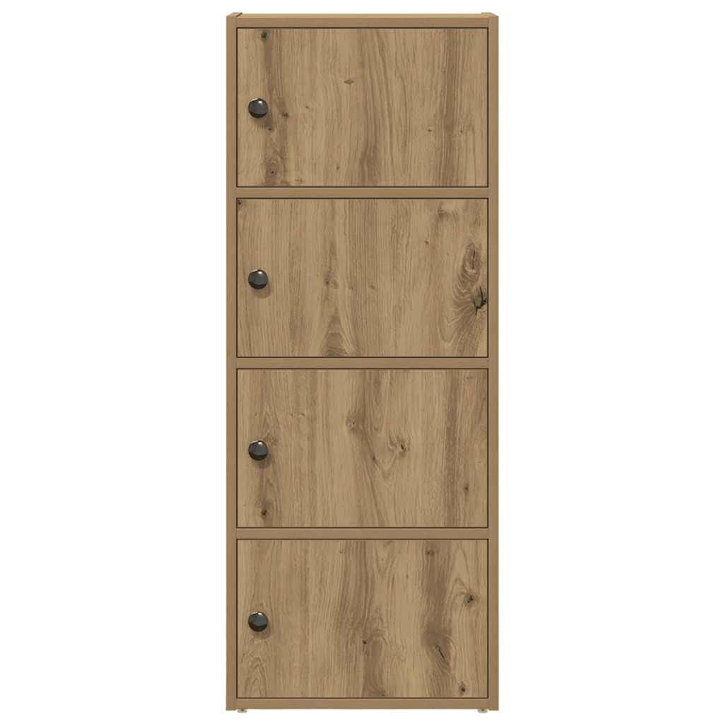 vidaXL Boekenkast Bewerkt Hout 40x24x102 cm Artisanaal Eiken - 34% Korting!