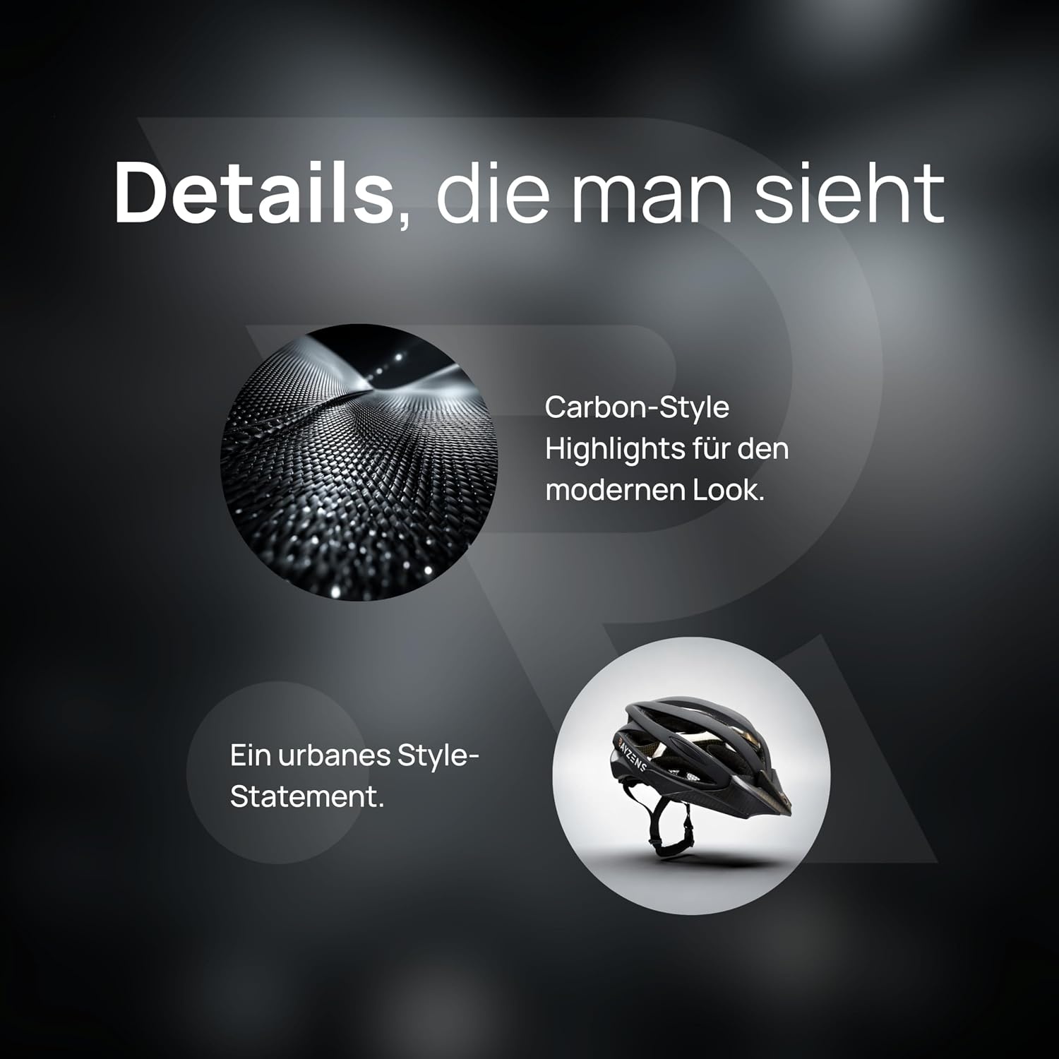 Ultralichte Fietshelm Carbonlook met Korting - Unisex Stad & E-bike