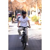 Ultralichte Fietshelm Carbonlook met Korting - Unisex Stad & E-bike