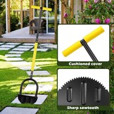 Gazonrandsteker 107 cm | Ergonomisch met T-handgreep | 32% Korting