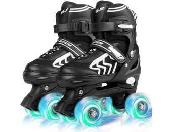 Verstelbare Kinder Rolschaatsen met LED Verlichting - Maat S (34% Korting)