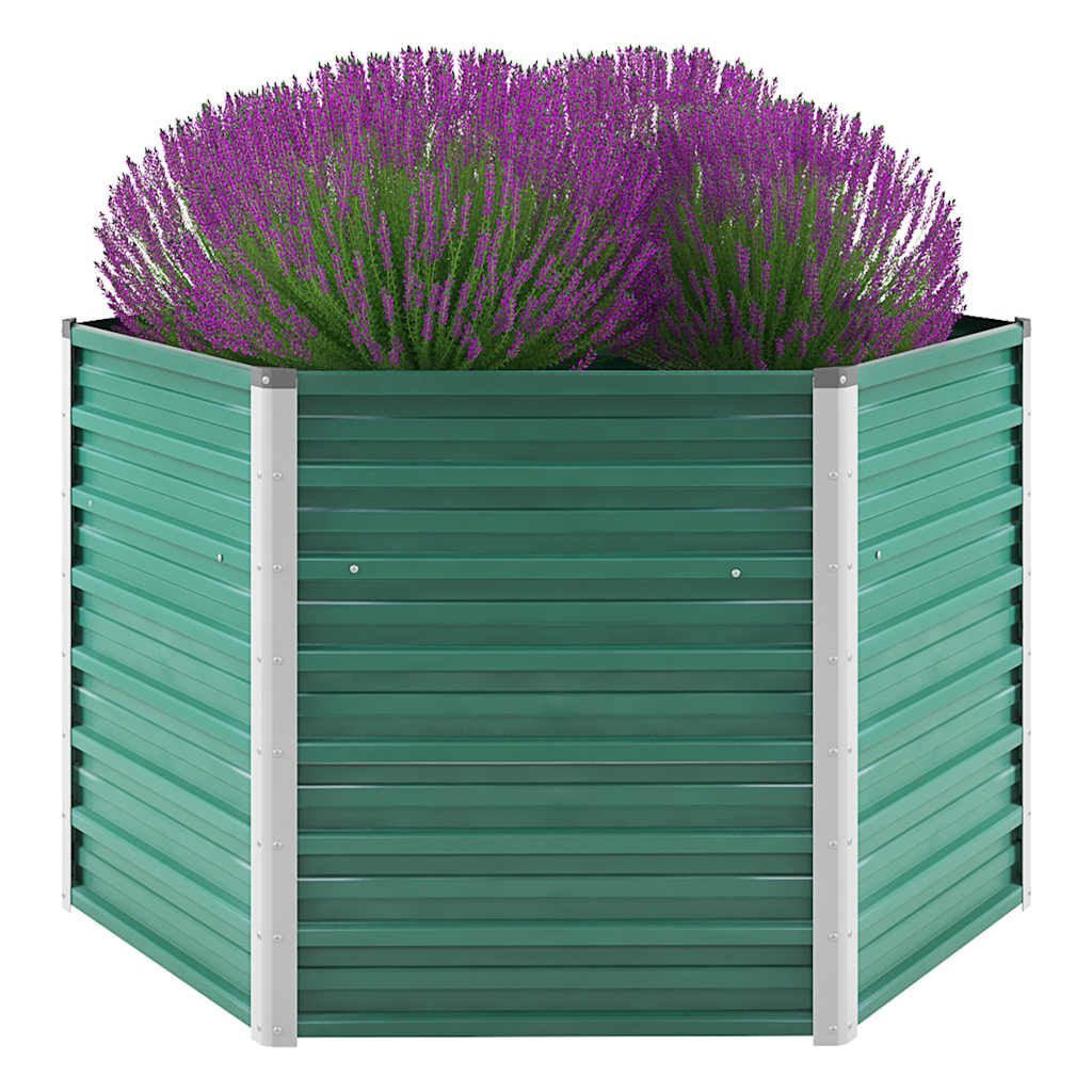 Verhoogde Plantenbak Staal Groen - 34% Korting!
